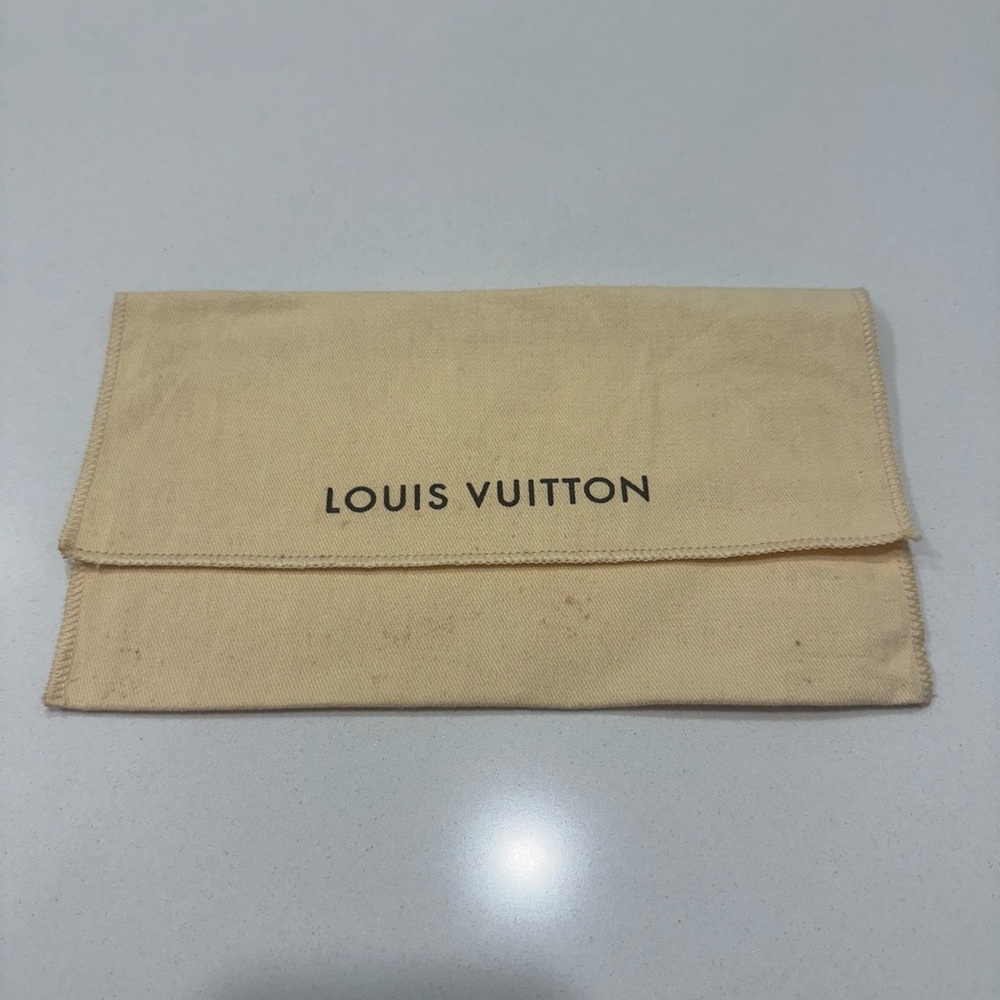 Authentic Used Louis Vuitton Wallet Dust Bag 9x5 in